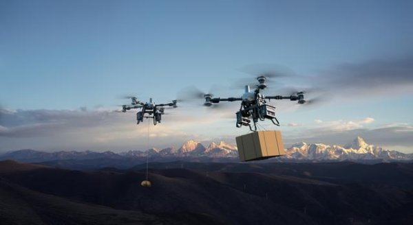 中国配资论坛 大疆发布 DJI FC100 旗舰运载无人机, 80kg最大载重、9分钟快充